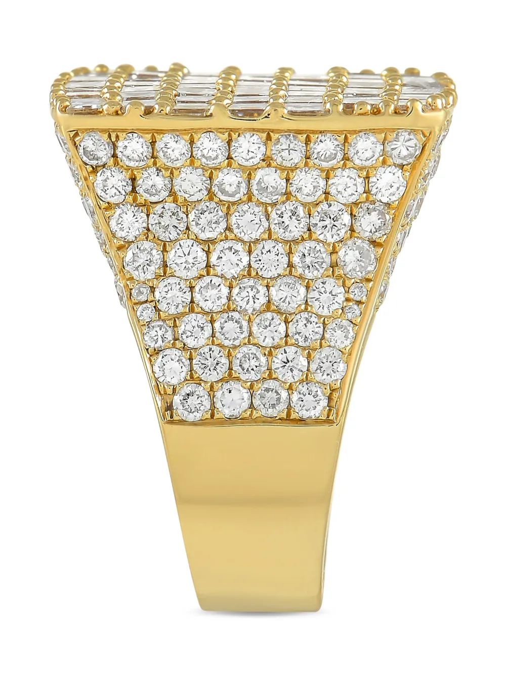 Pre-owned Lb Exclusive 14k Yellow Gold Diamond Ring