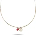 Calvin Klein Vintage sphere-design necklace - Pink