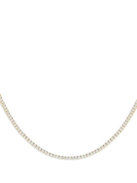 LB Exclusive 14K yellow gold Tennis diamond necklace