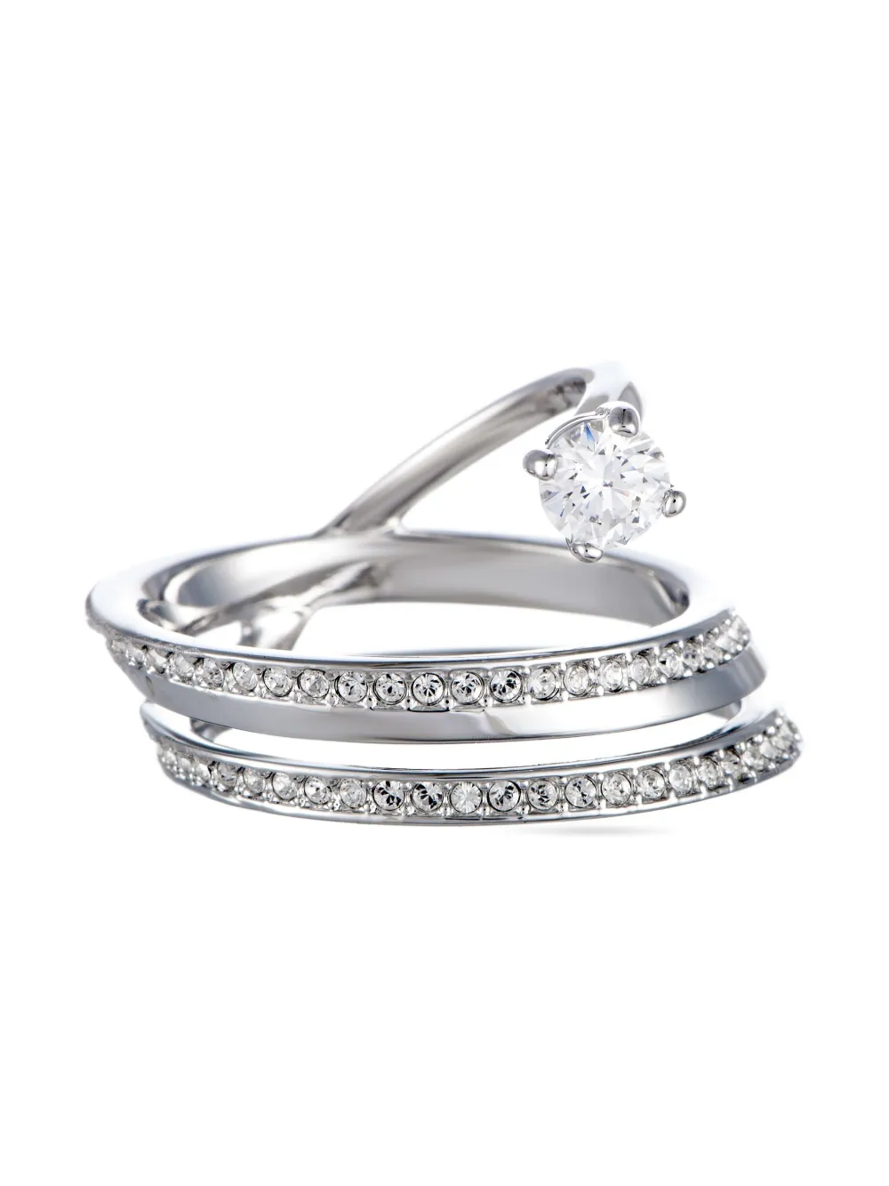 Swarovski Vintage crystal-embellished ring | Silver | Image 1