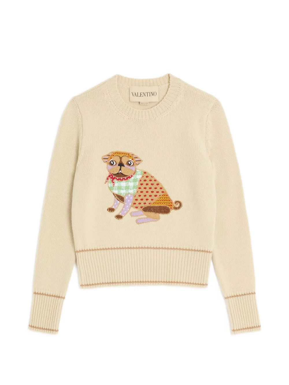 Valentino Garavani embroidered sweater - Neutrals
