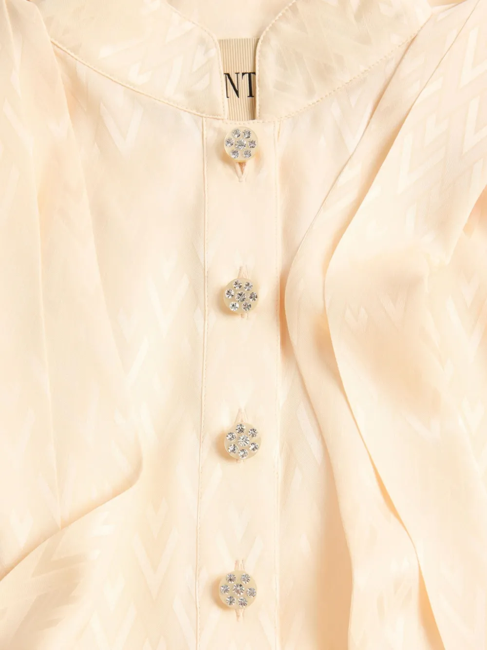 Valentino Garavani Zijden blouse Beige