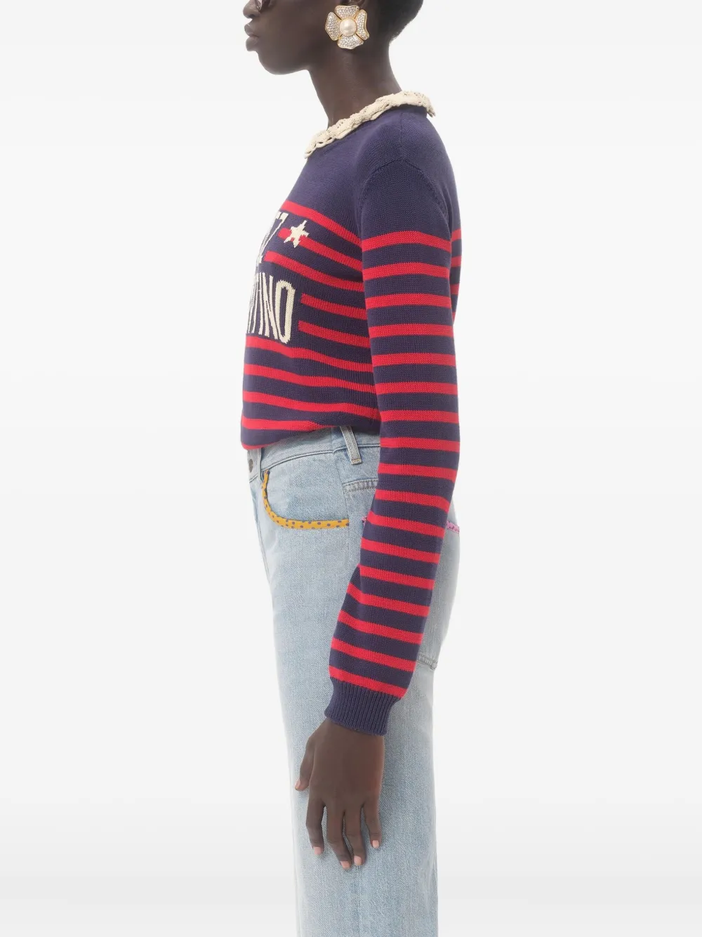 Valentino Garavani Chez trui Blauw