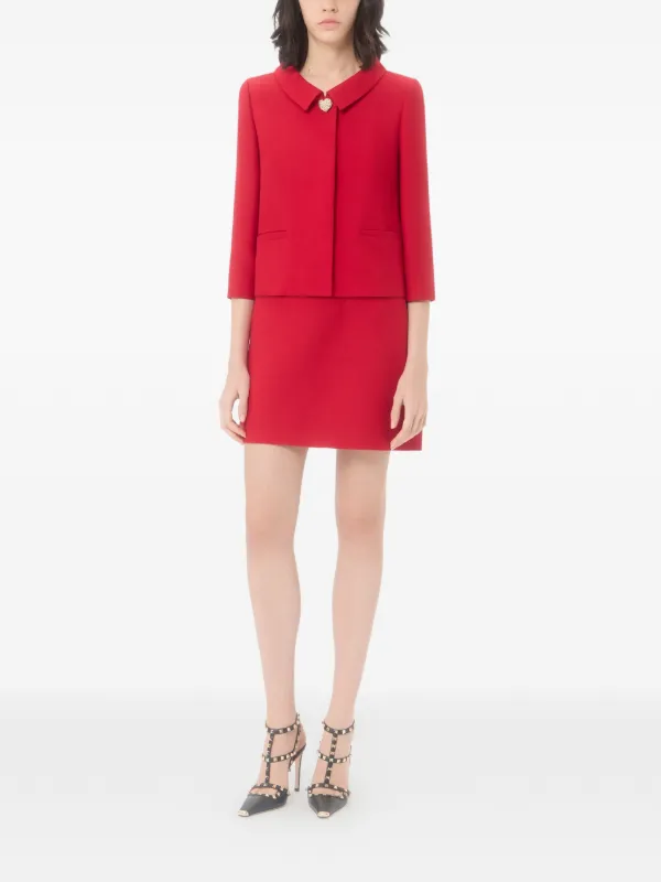 Valentino Garavani Crepe Couture Jacket | Red | FARFETCH