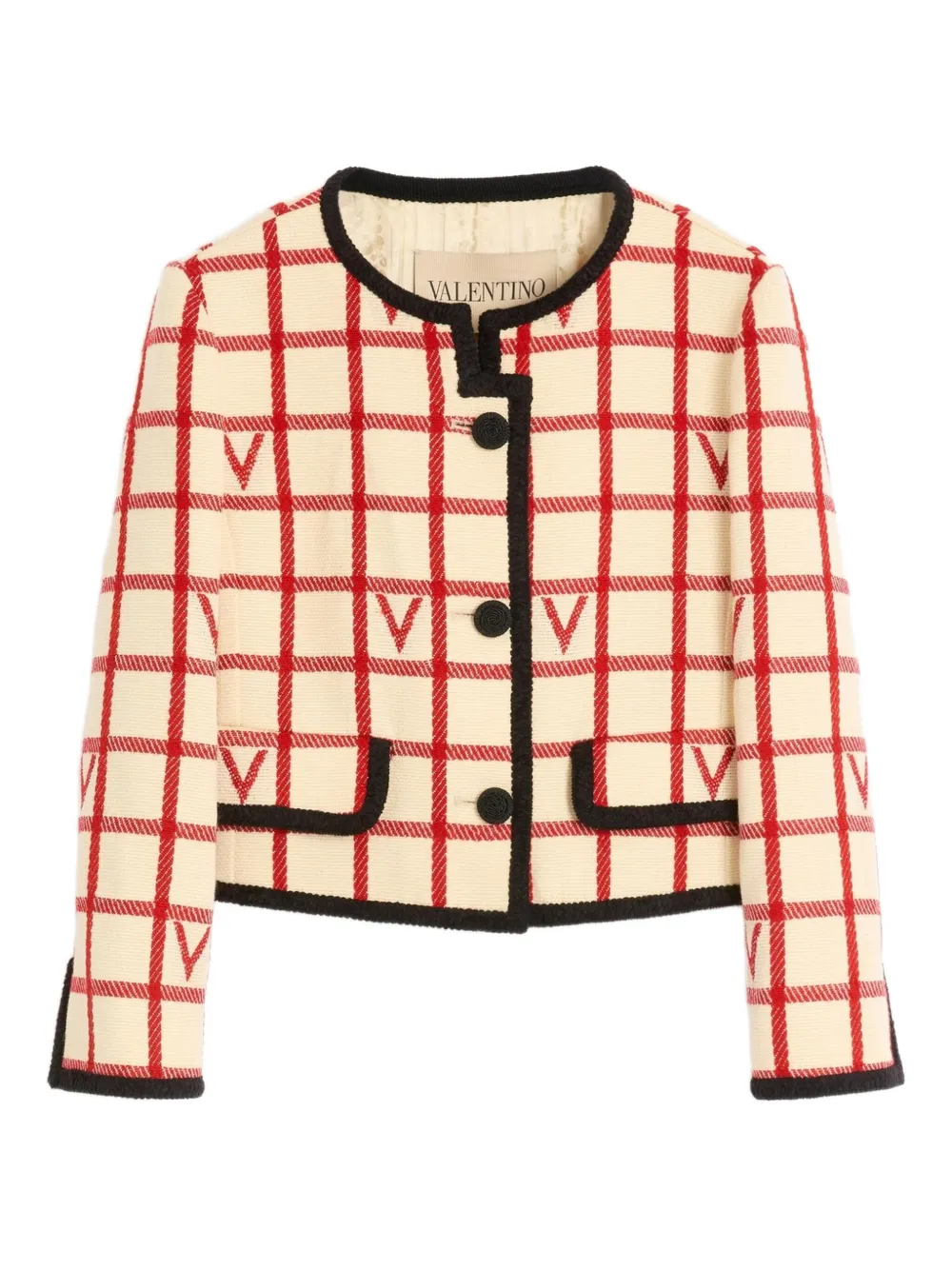 Valentino Garavani Jack verfraaid met patroon Beige