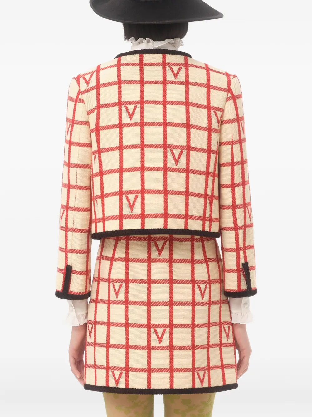 Valentino Garavani Jack verfraaid met patroon Beige