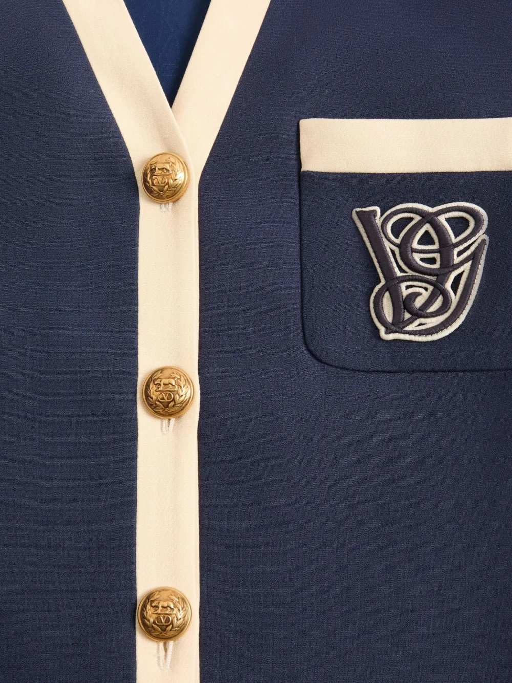 Valentino Garavani Tweekleurige blazer Blauw
