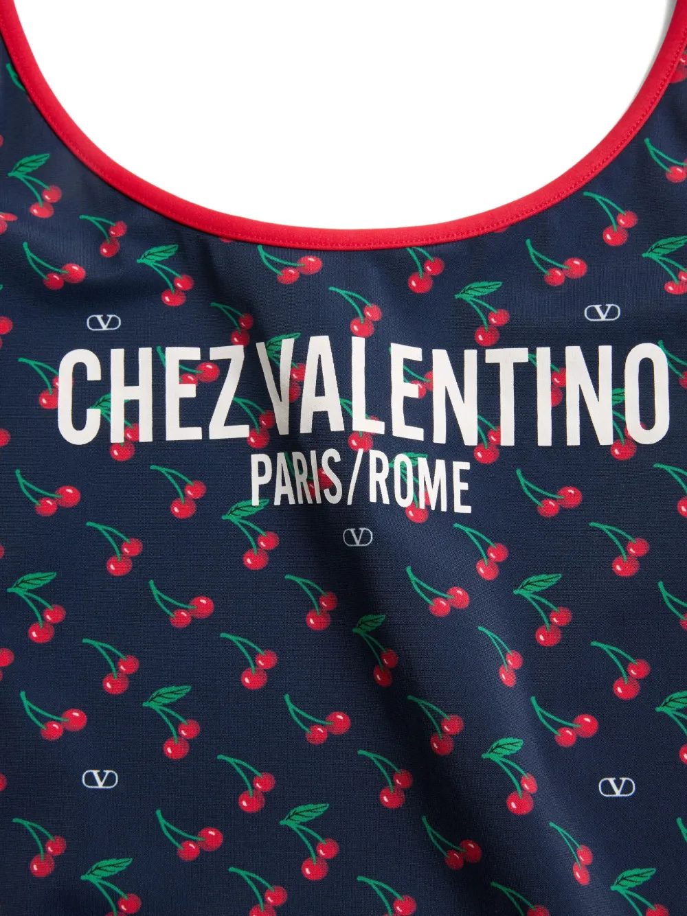 Valentino Garavani Cherryfic-print swimsuit | Bikinis | Image 2