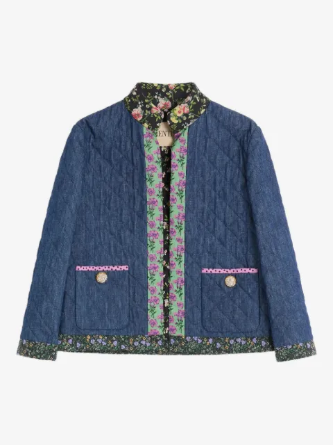 Valentino Garavani quilted denim jacket
