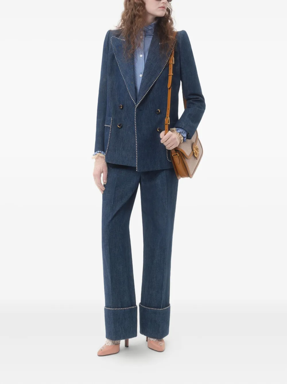 Shop Valentino Double-breasted Blazer