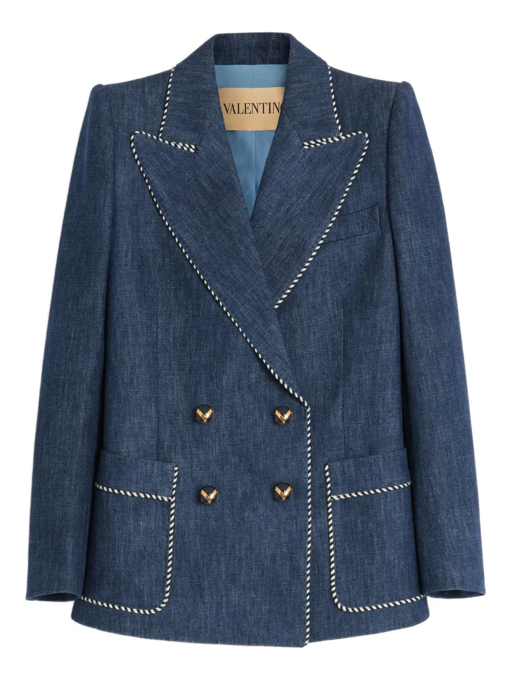 Shop Valentino Double-breasted Blazer