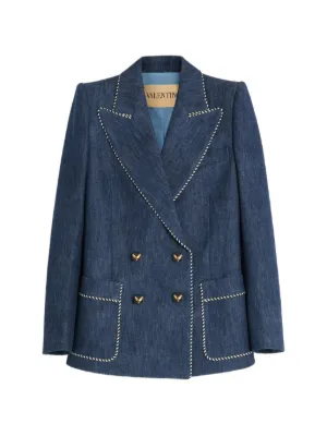 Saint Laurent サンローラン デニムジャケット | ブルー | FARFETCH JP