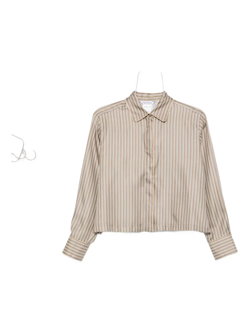 Max Mara Brama silk shirt Bruin