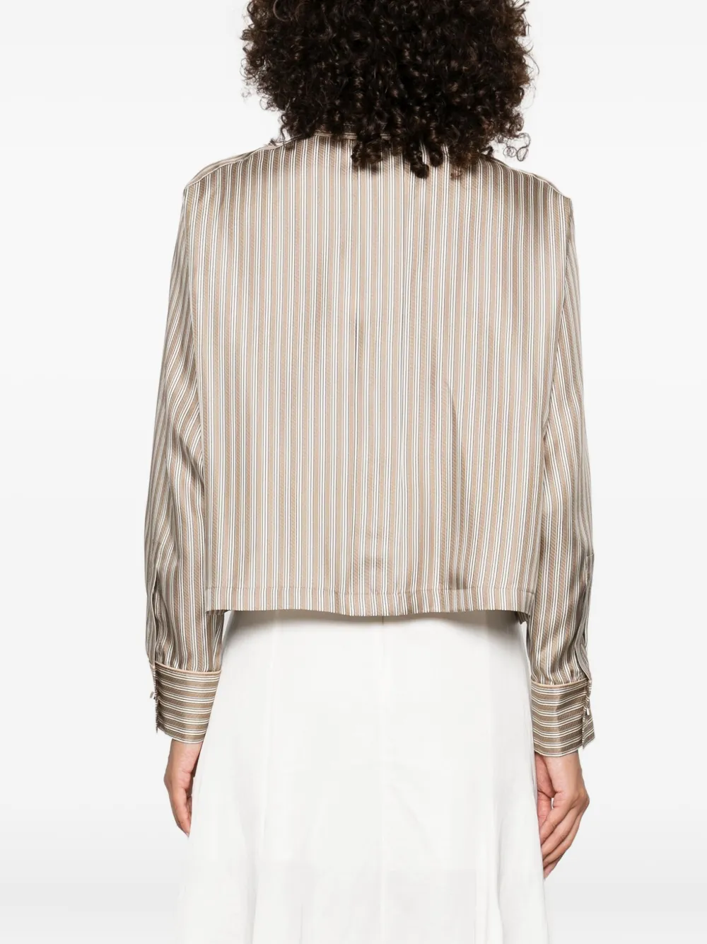 Max Mara Brama silk shirt Bruin