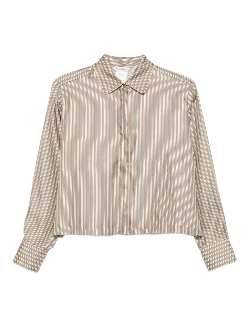Max Mara Brama silk shirt Bruin