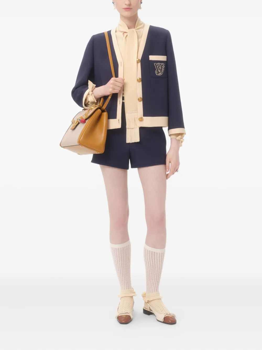 Valentino Garavani contrasting-panel shorts | Short & Mini Shorts | Image 2