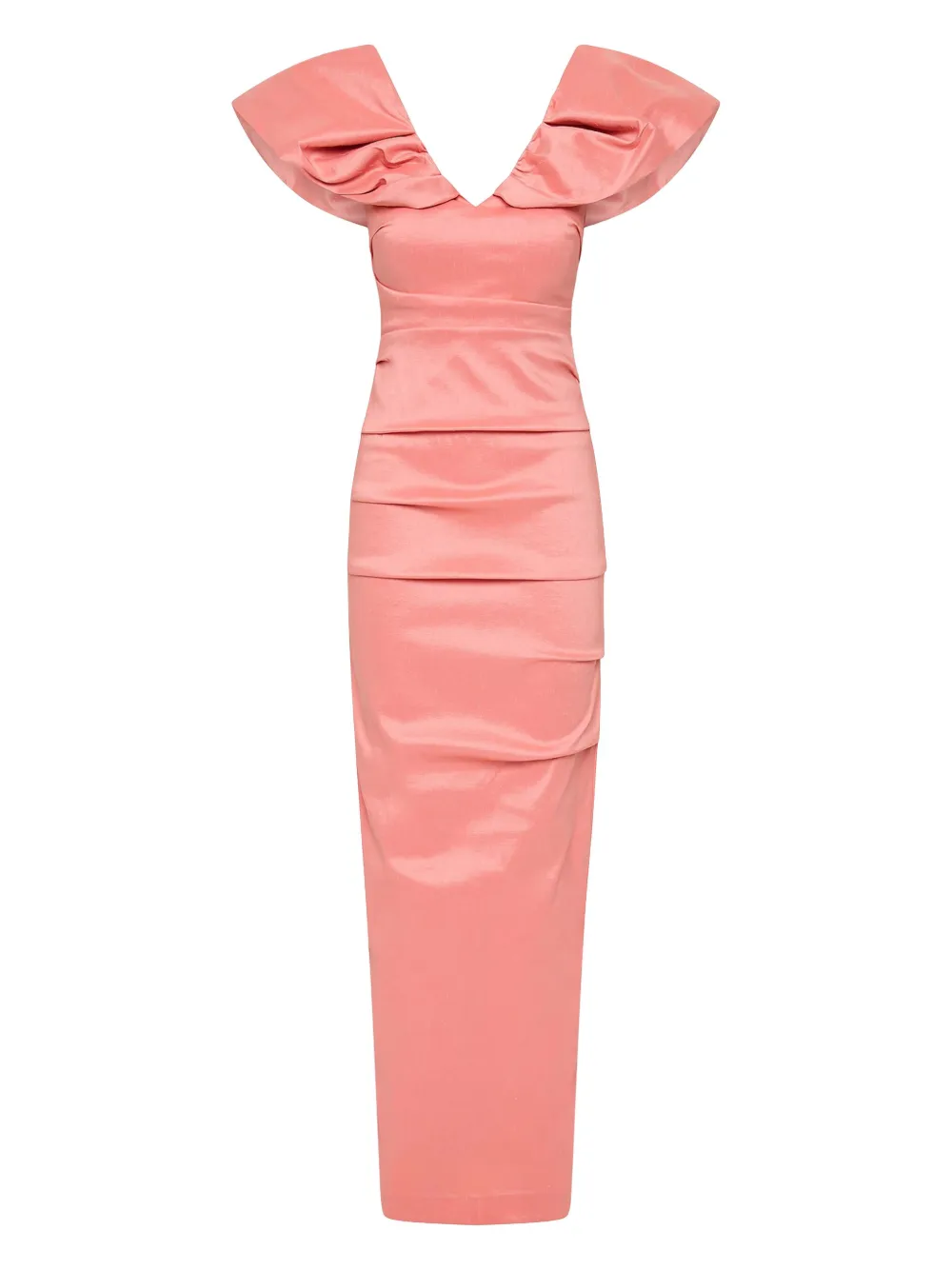 Rachel Gilbert Frey Gown In Pink