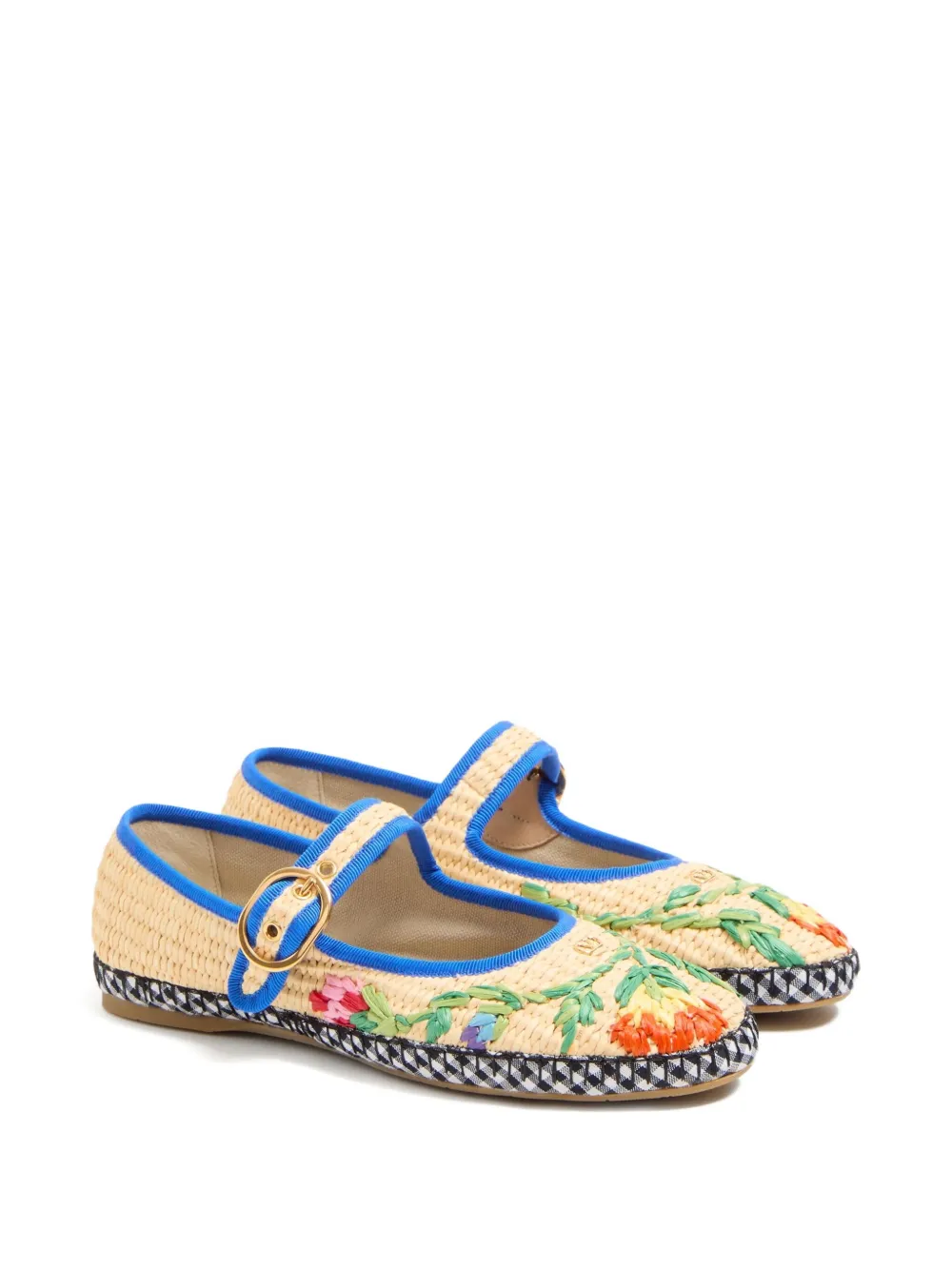 Valentino Garavani Endouce Mary-Jane ballerina's Beige