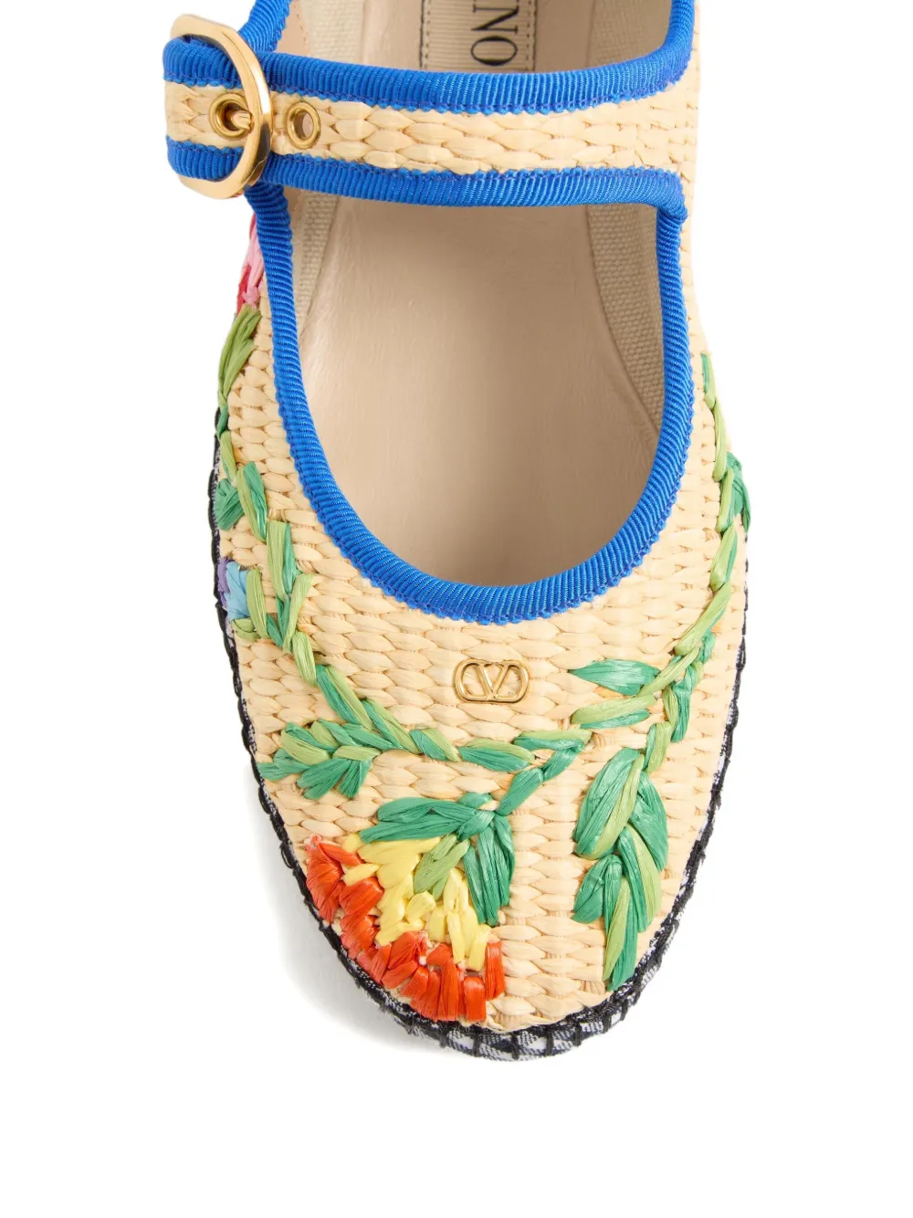 Valentino Garavani Endouce Mary-Jane ballerina's Beige