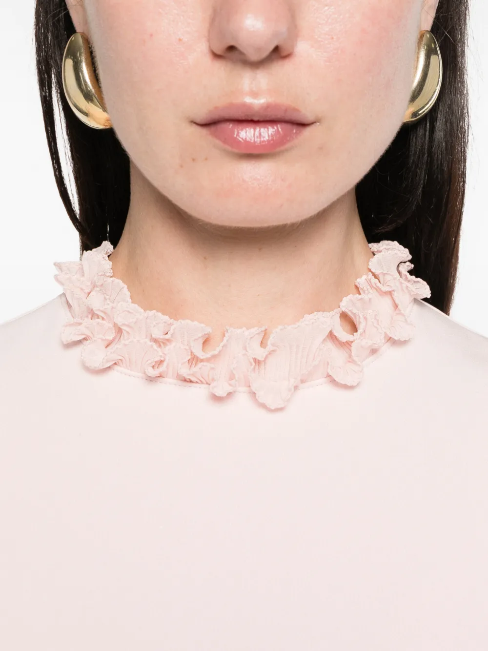 Valentino Garavani Cady Couture midi-jurk Roze