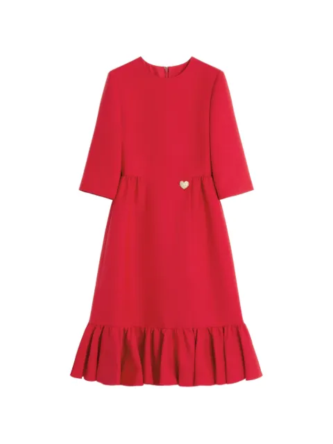 Valentino Garavani vestido midi en crepé
