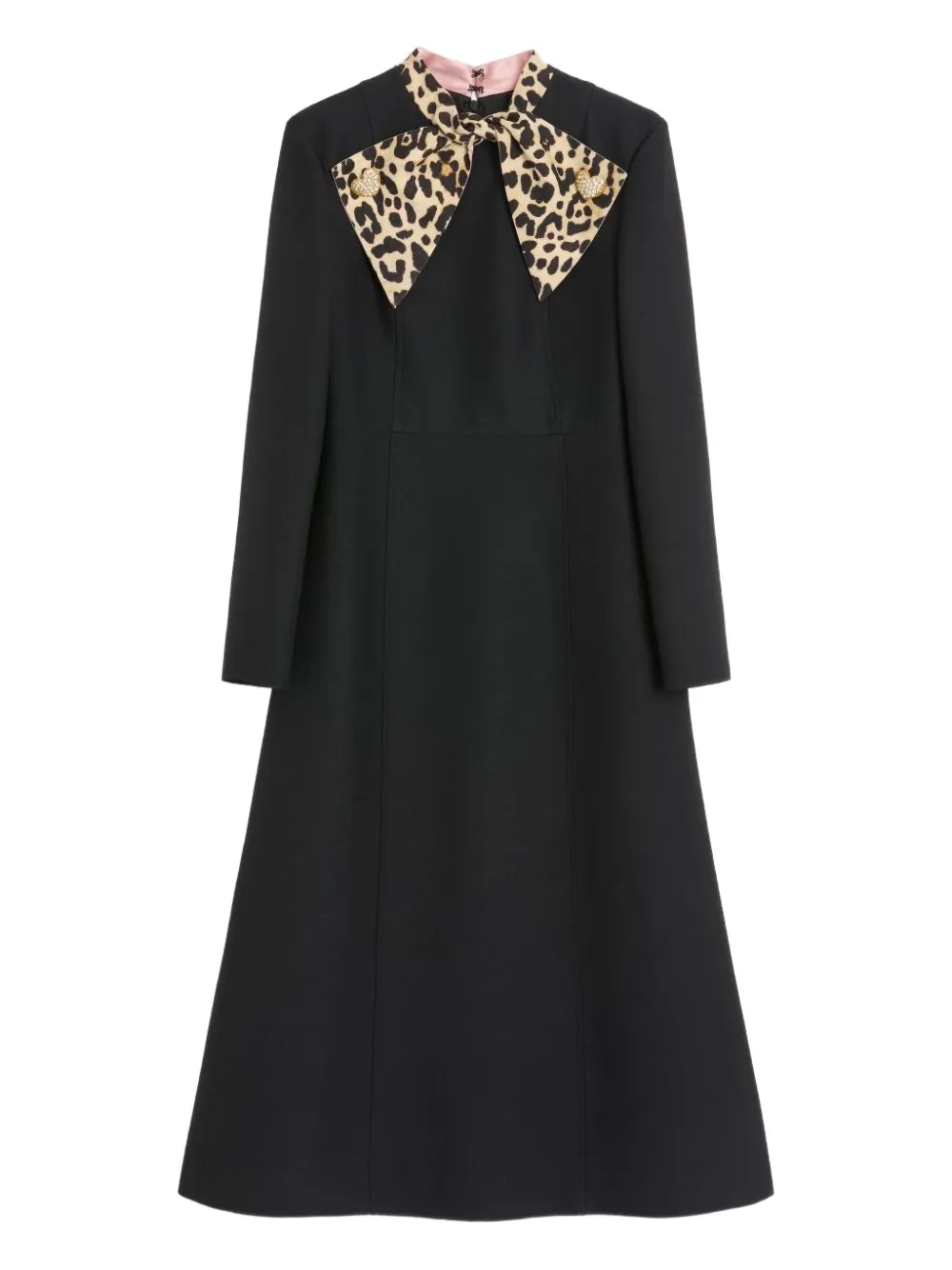 Valentino Garavani crepe midi dress - Nero