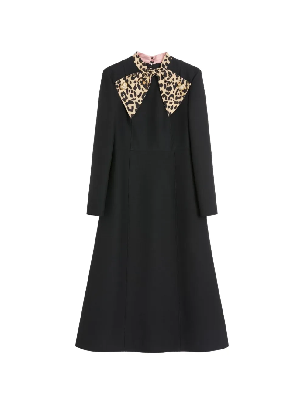 Valentino Garavani crepe midi dress - Black