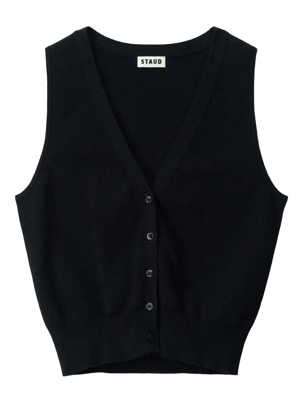 STAUD Ficus vest | Black | Image 1