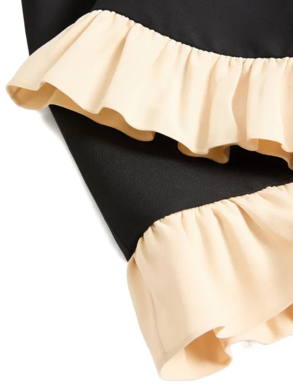 VALENTINO ラッフル シフォン ミティ スカト 5B0RAC562UP 0NO VALENTINO ラッフル シフォン ミティ スカト 5B0RAC562UP 0NO