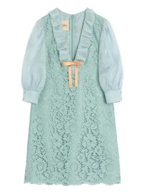 Valentino Garavani lace-pattern minidress
