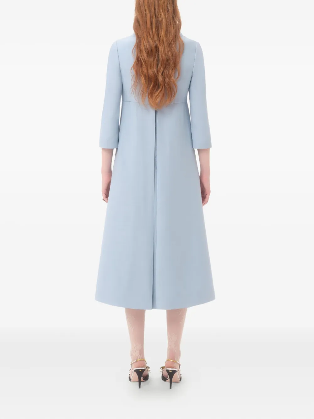 Valentino Garavani Crepe Couture jurk Blauw
