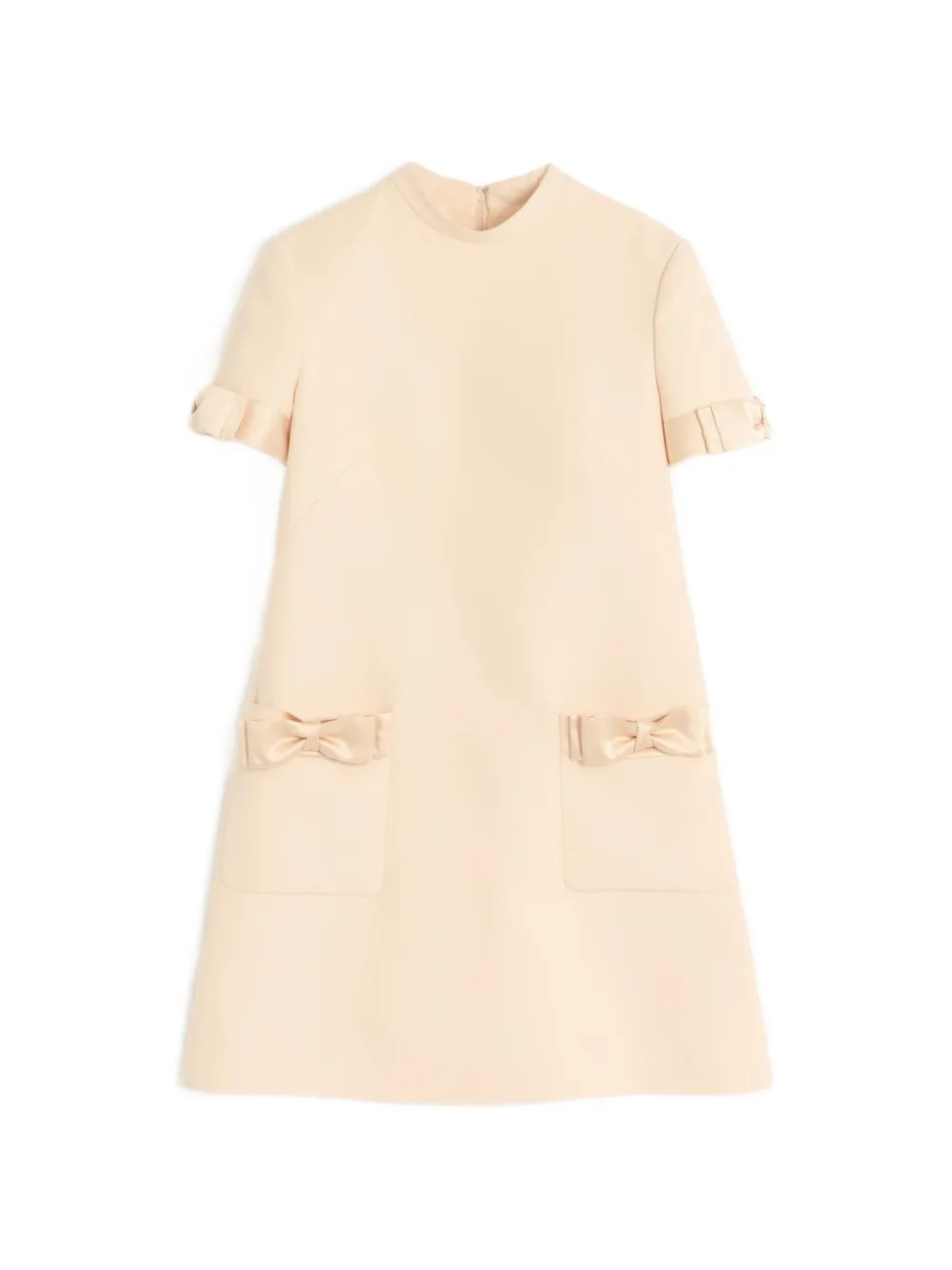 Valentino Garavani CREPE COUTURE SHORT DRESS - Nude