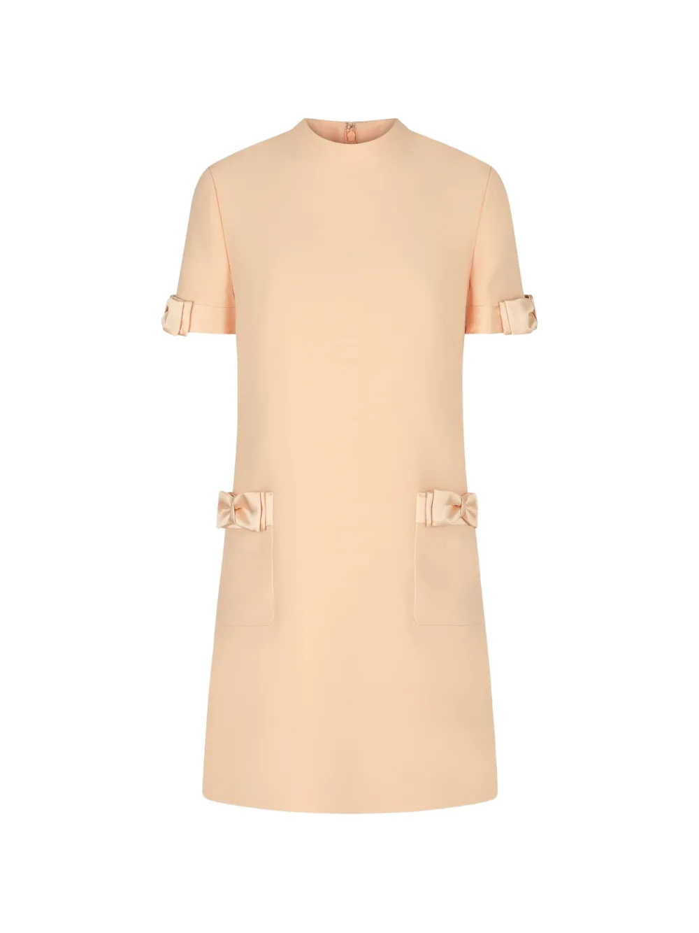 Valentino Garavani CREPE COUTURE SHORT DRESS - Toni neutri