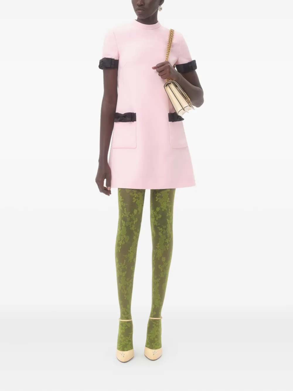 Valentino Garavani Jurk met korte mouwen - Roze