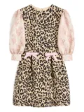 Valentino Garavani leopard-print mini dress - Neutrals