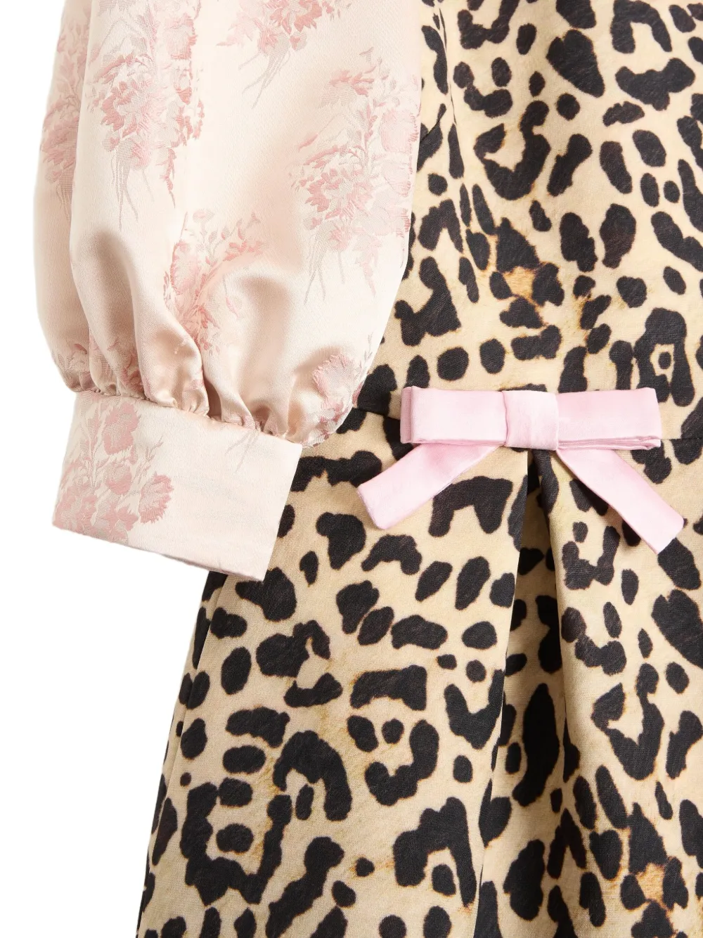 Valentino Garavani Jurk met luipaardprint Beige