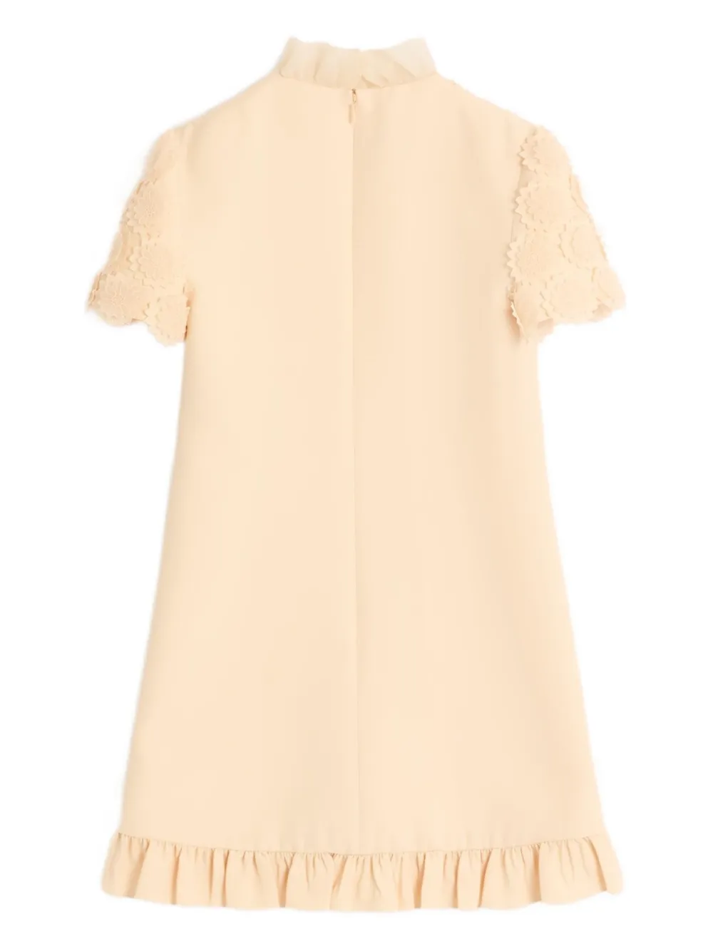 Valentino Garavani Minikleid mit Spitzenverzierung - Nude