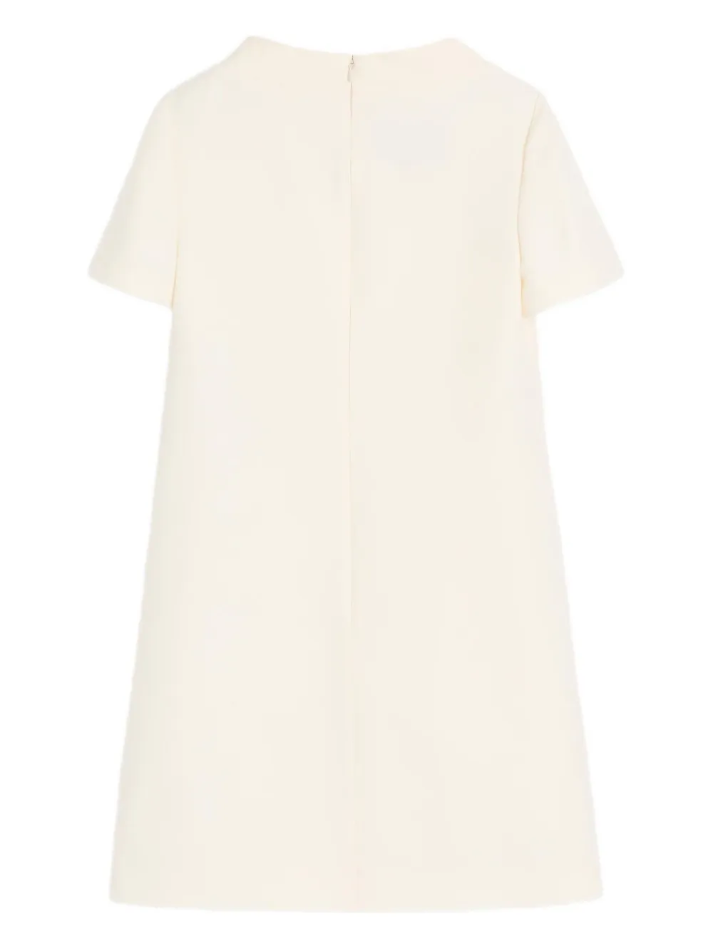 Valentino Garavani CREPE COUTURE SHORT DRESS - Wit