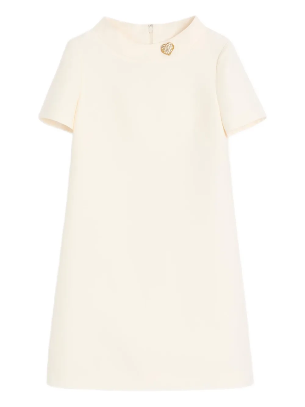 Valentino Garavani CREPE COUTURE SHORT DRESS - ホワイト Valentino Garavani CREPE COUTURE SHORT DRESS - ホワイト