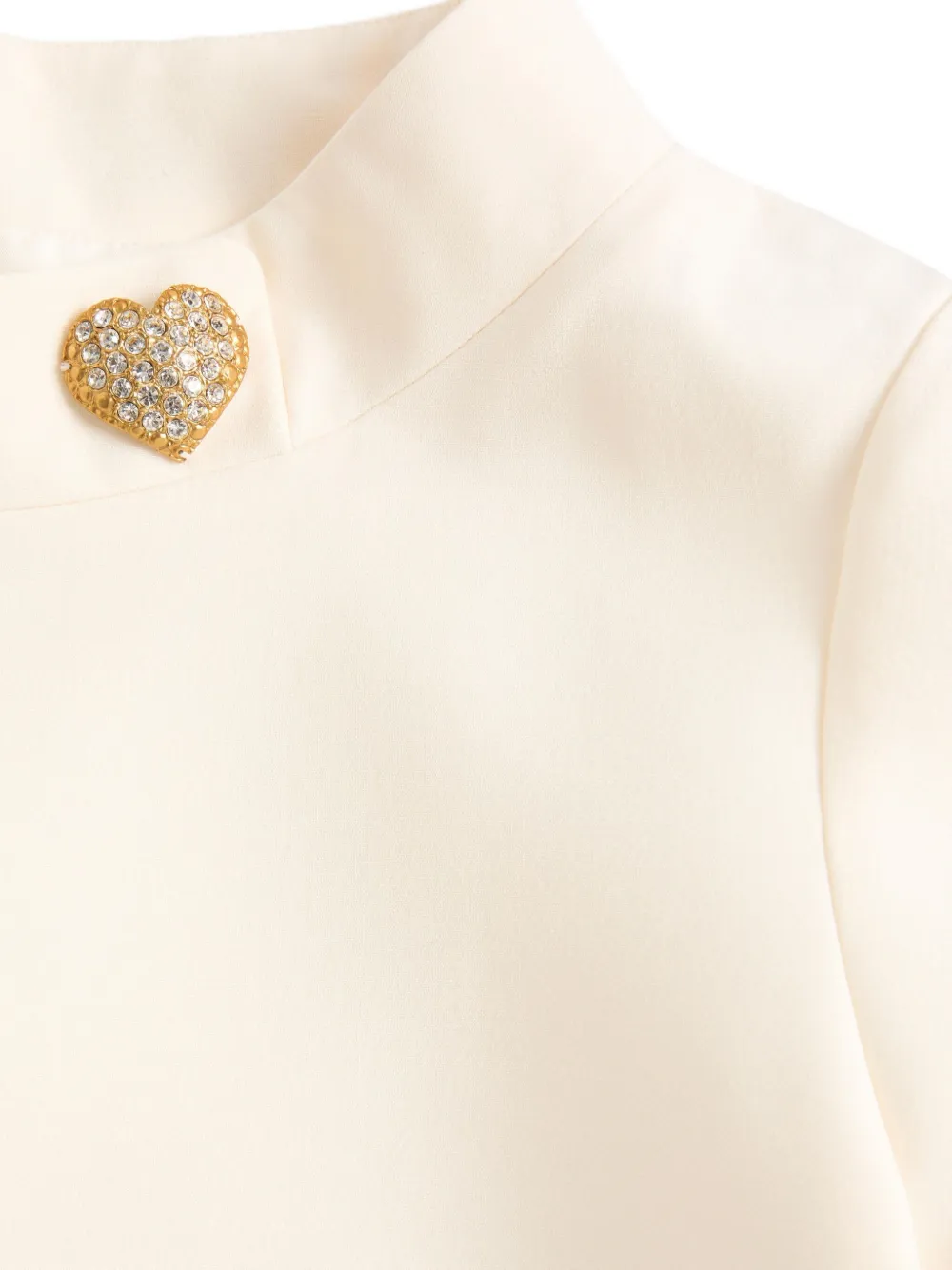 Valentino Garavani Mini-jurk van crêpe Wit