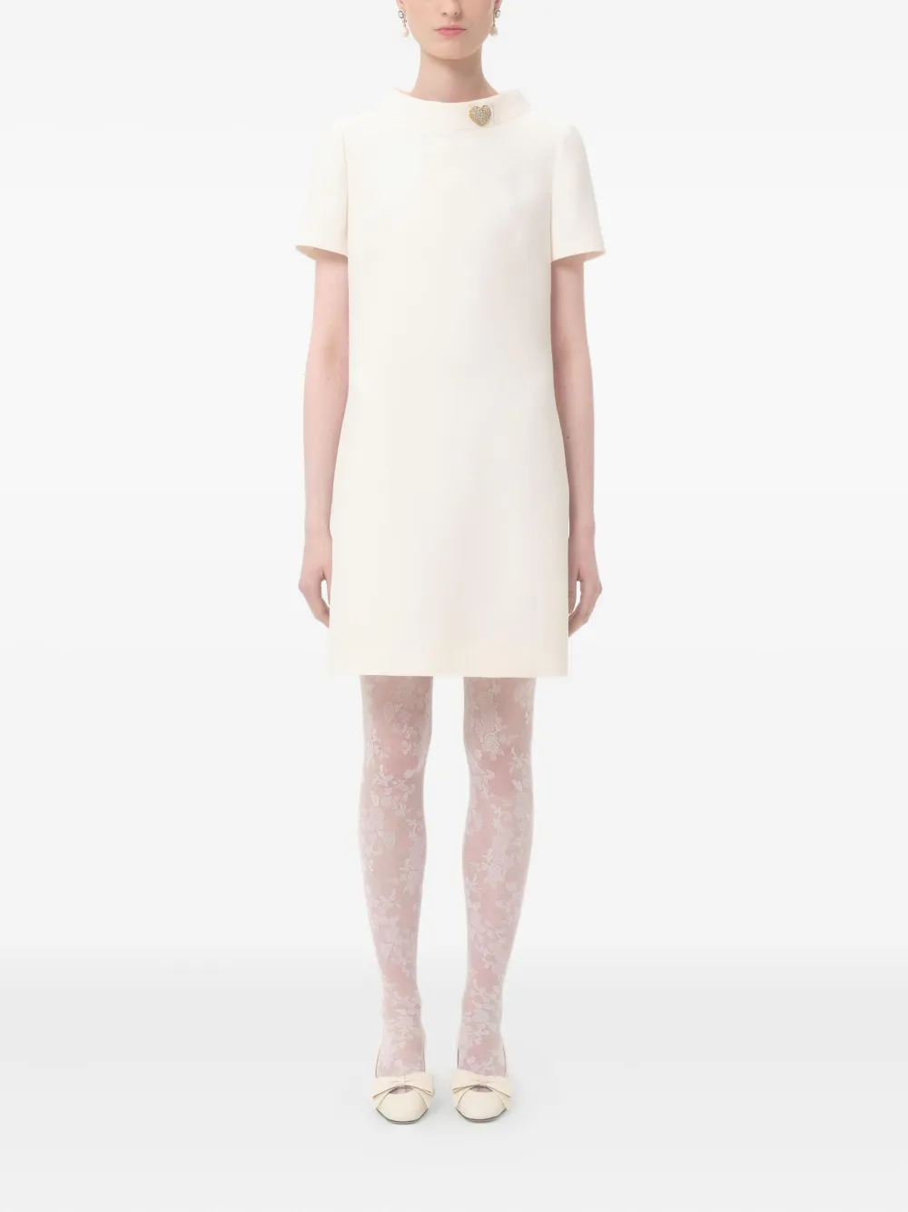 Valentino Garavani heart-detail mini dress | Day Dresses | Image 2