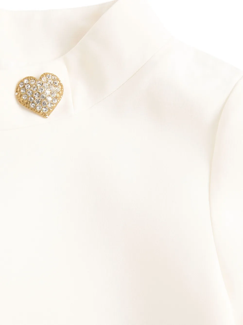 Valentino Garavani Mini-jurk van crêpe Wit