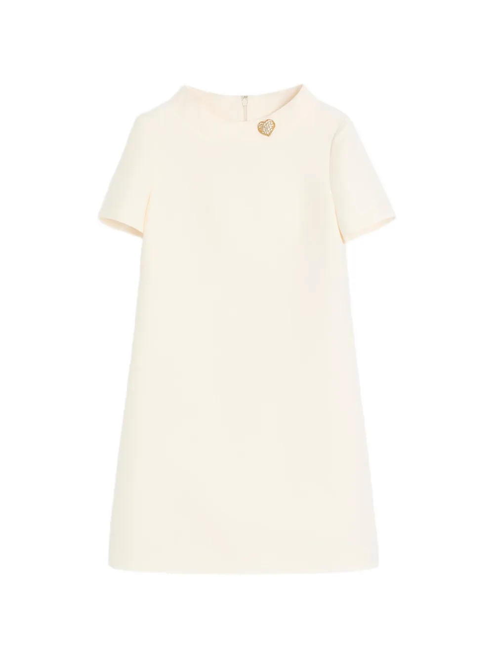 Valentino Garavani CREPE COUTURE SHORT DRESS - Bianco