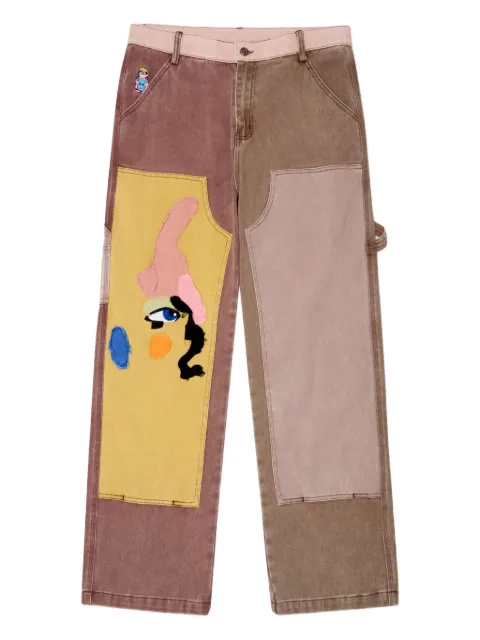 KidSuper patchwork trousers