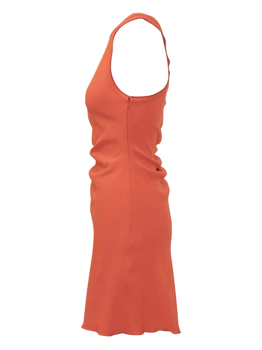 VICTORIA BECKHAM GATHERED MINI DRESS