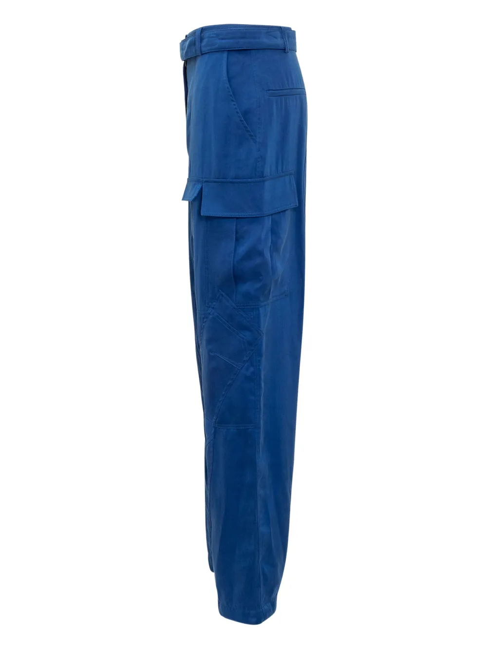 Ferragamo Lyocell straight broek Blauw