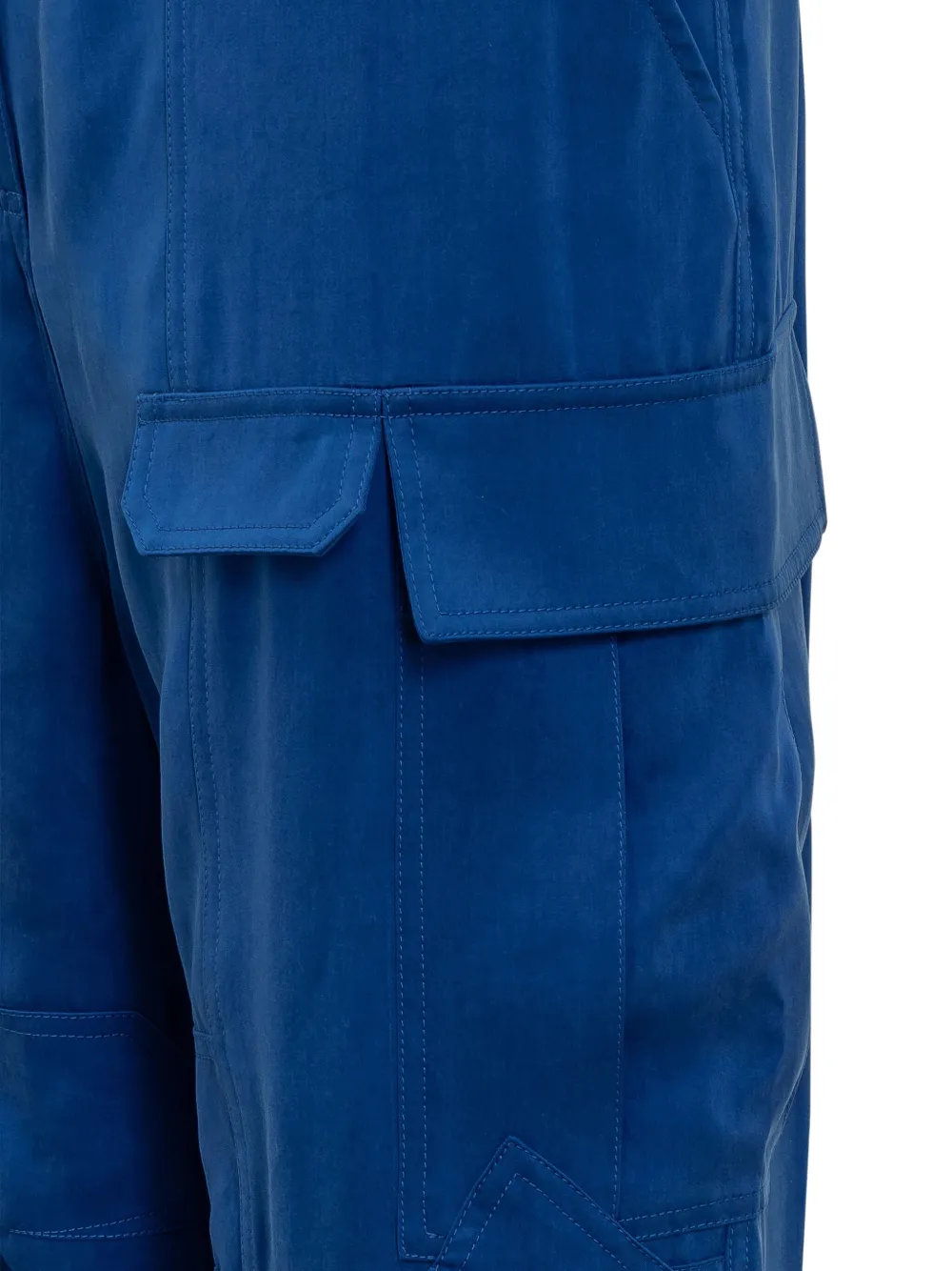 Ferragamo Lyocell straight broek Blauw