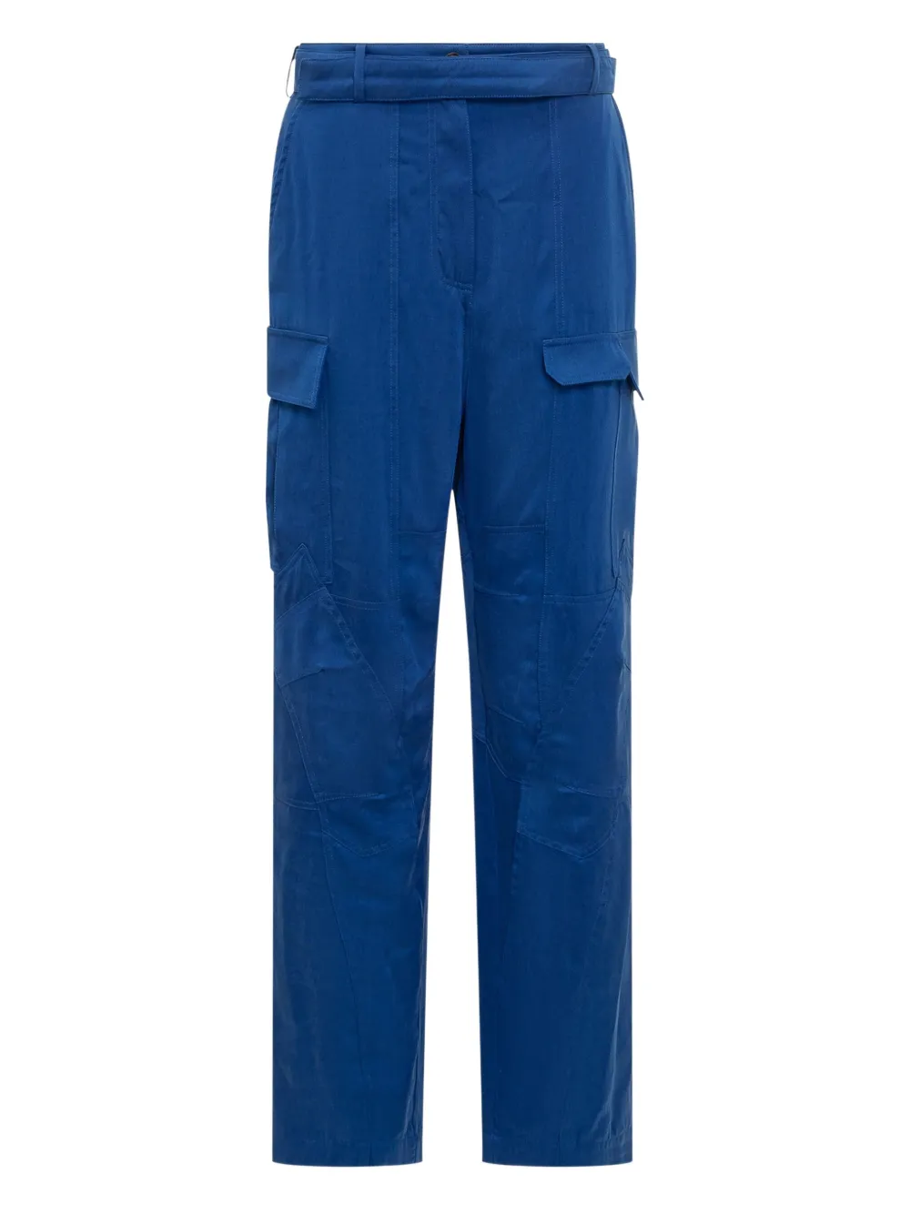 Ferragamo Lyocell straight broek Blauw