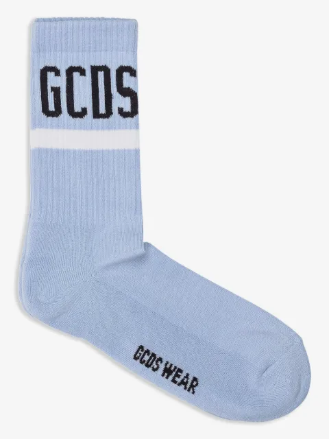 GCDS intarsia-logo socks