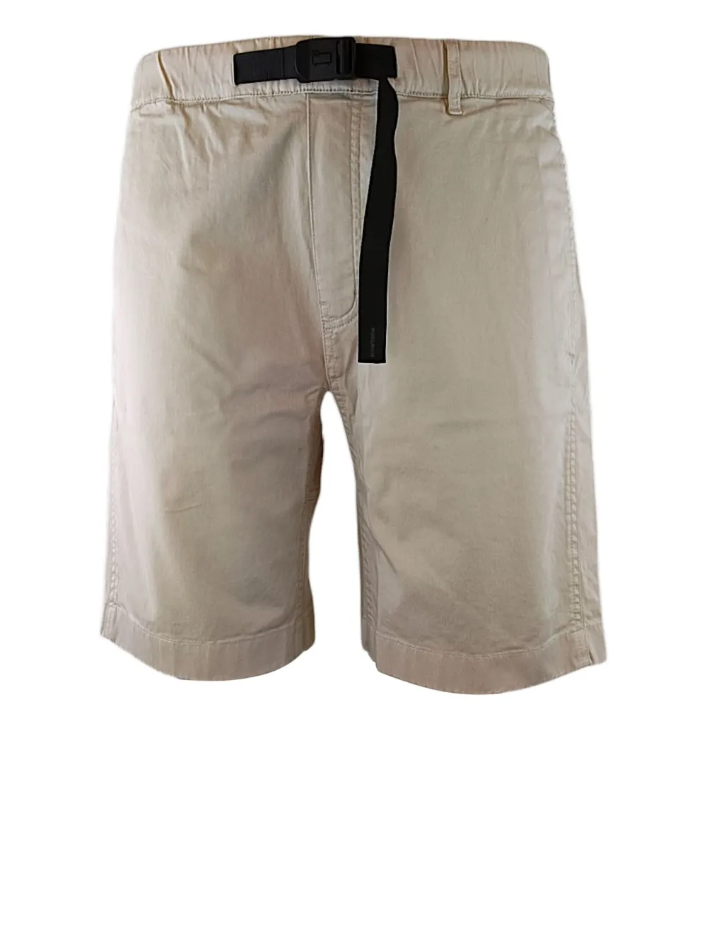 Woolrich Men's Easy Cotton Bermuda Shorts In Neutrals